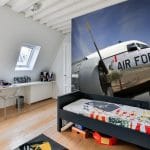 Fotobehang - 016.17 Old U.S. Airforce Flight