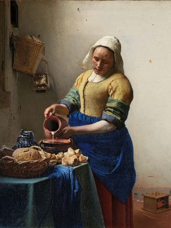 Fotobehang – 029.37 Het melkmeisje van Vermeer