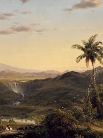 Fotobehang – 052.07 Landschap met palmbomen uit 1855