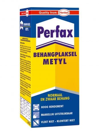 TB02 Perfax behangplaksel Metyl voor normaal en zwaar behang, airtexbehang