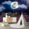 Fotobehang - Ladder naar de maan - Fantasie - Afbeelding 4