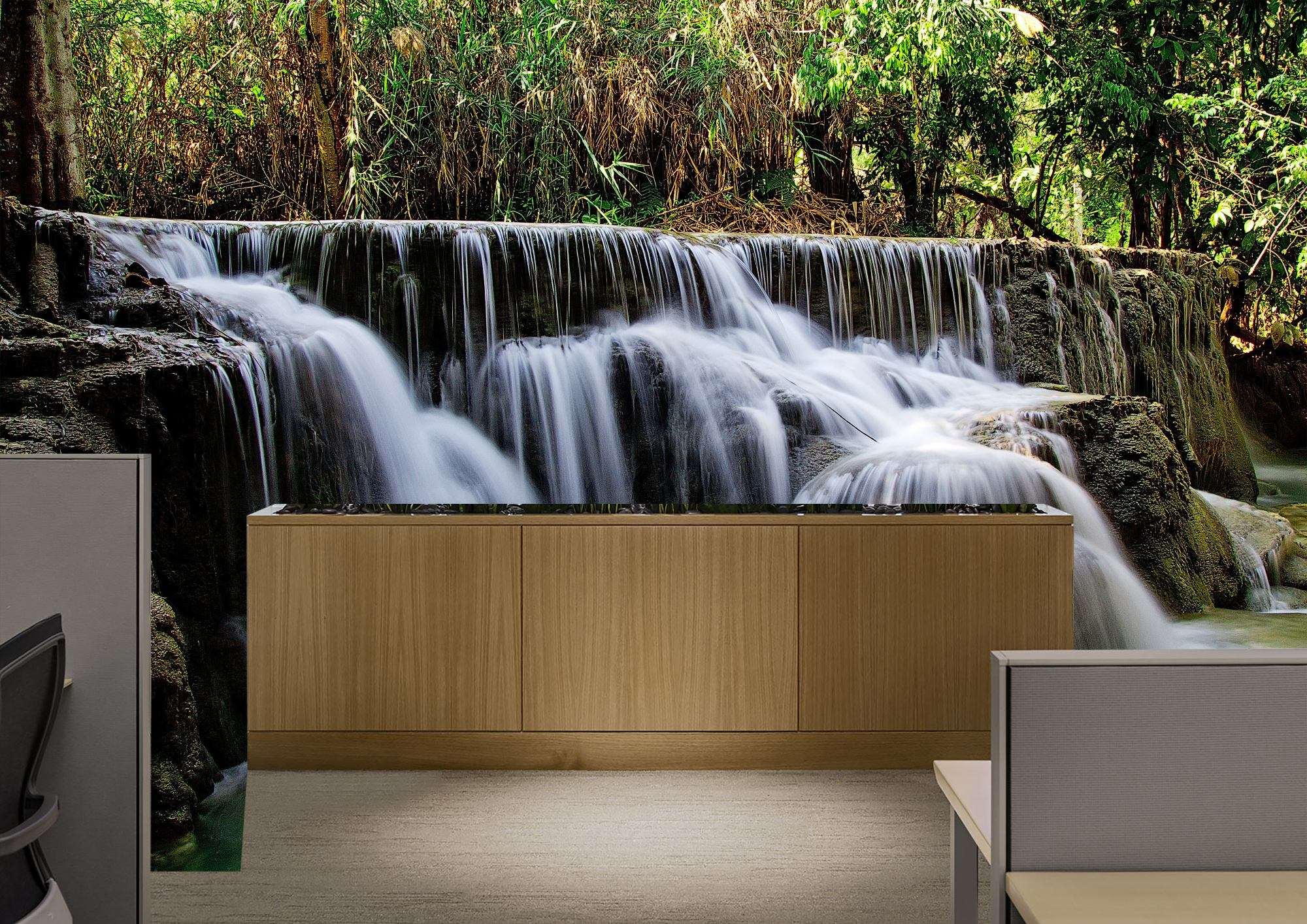 Brede Boswaterval over Rotsplateau