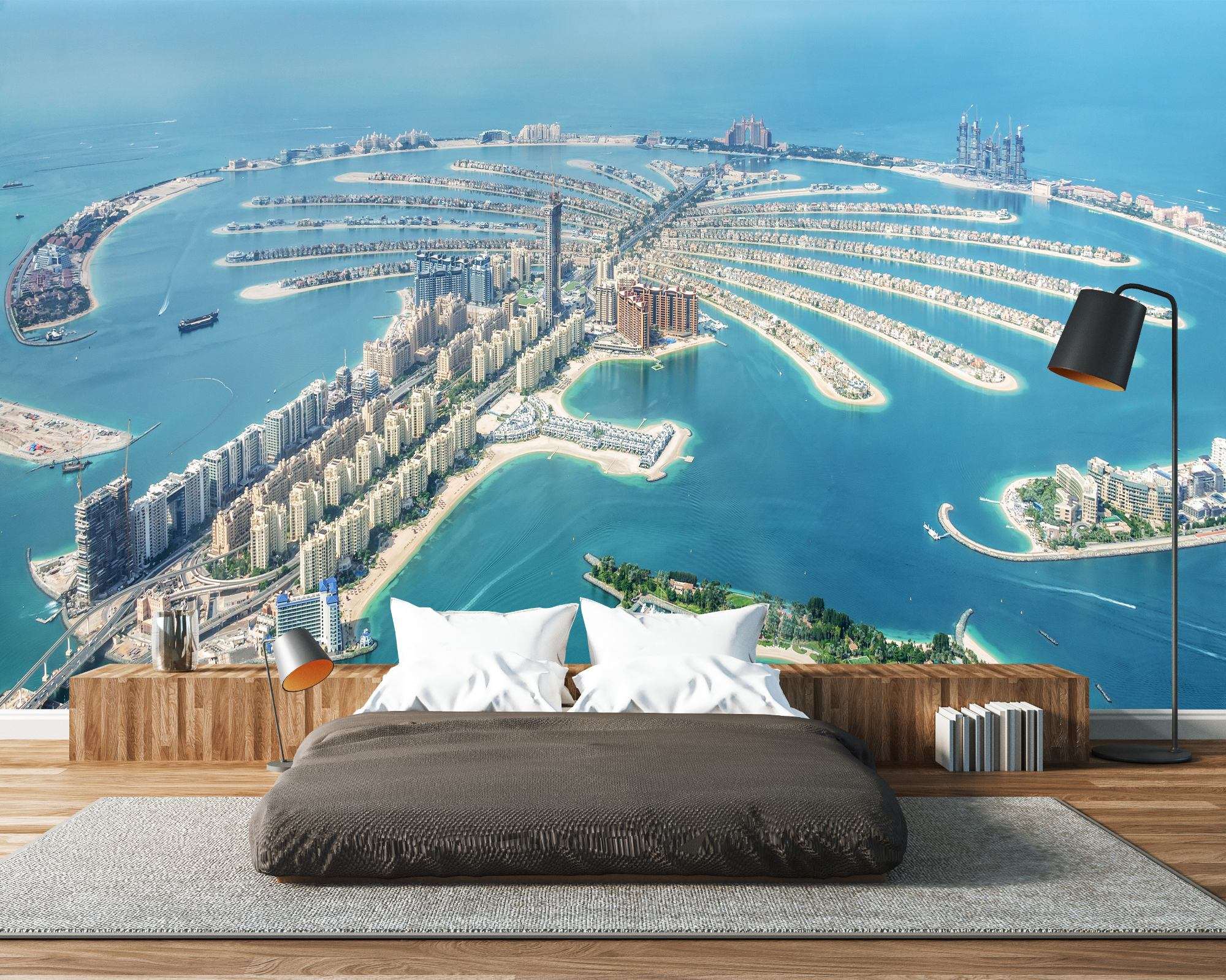 Dubai Palm Jumeirah Luchtfoto