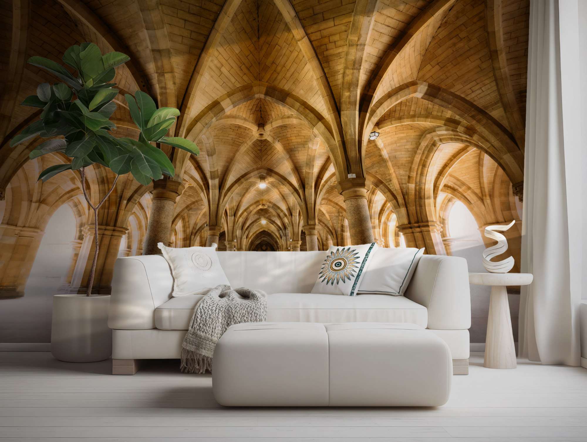 Gotische Bogen in Verlaten Klooster