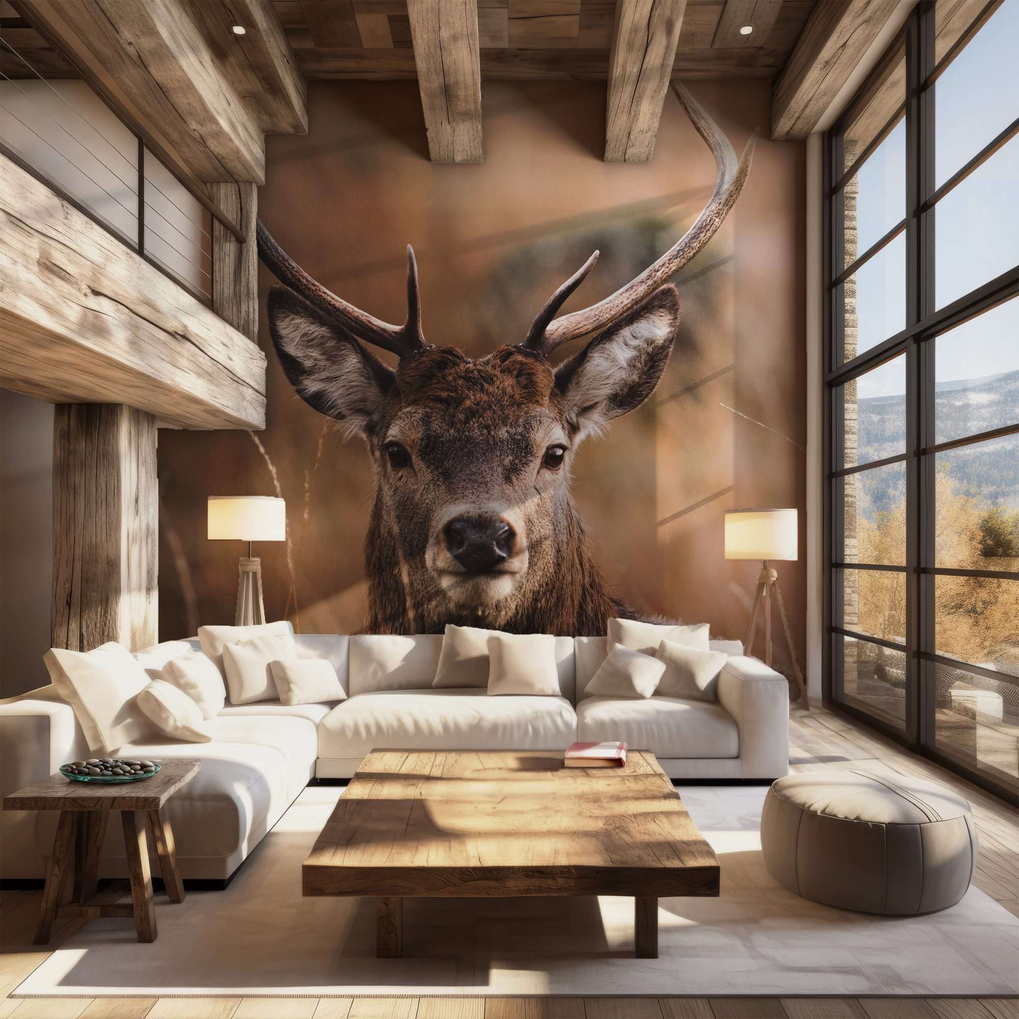 Hert met Imposant Gewei