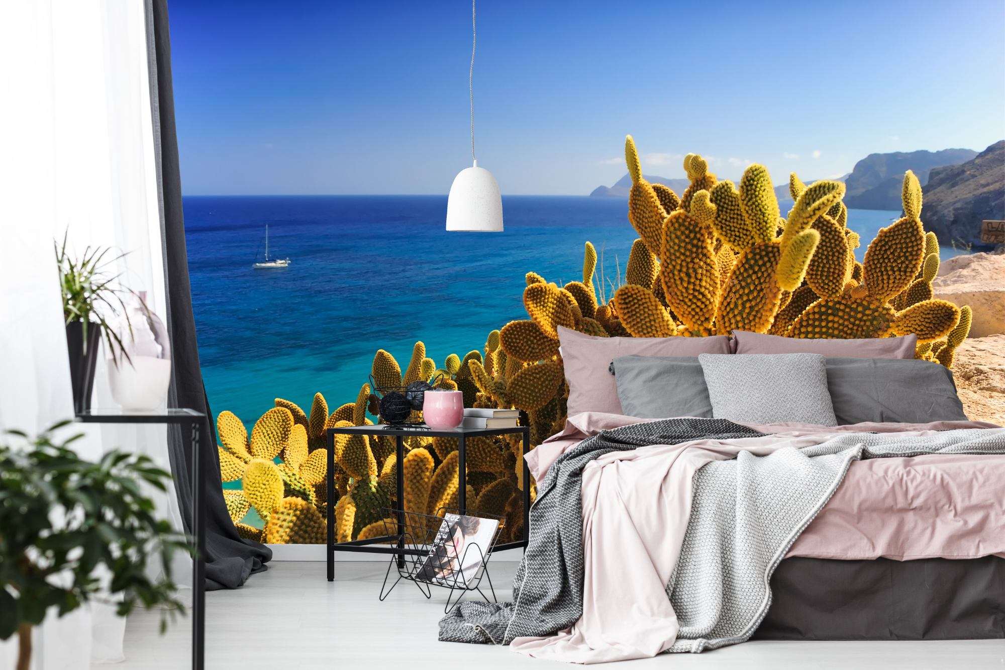 Ibiza Kust met Cactus en Zeezicht