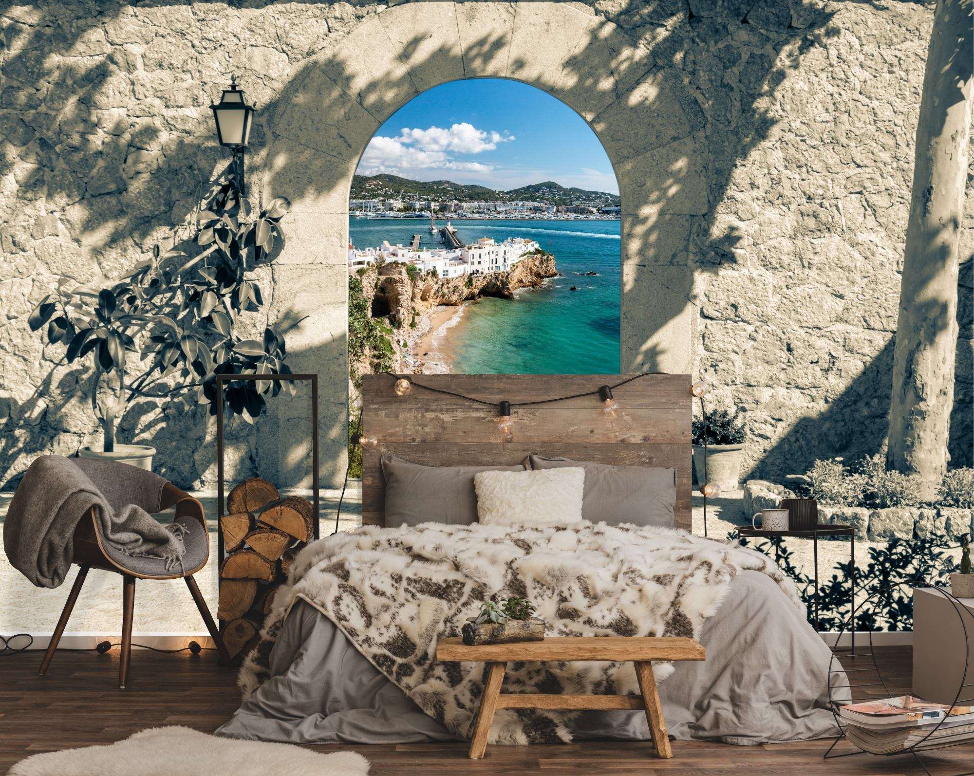 Ibiza Stenen Boog met Zeezicht