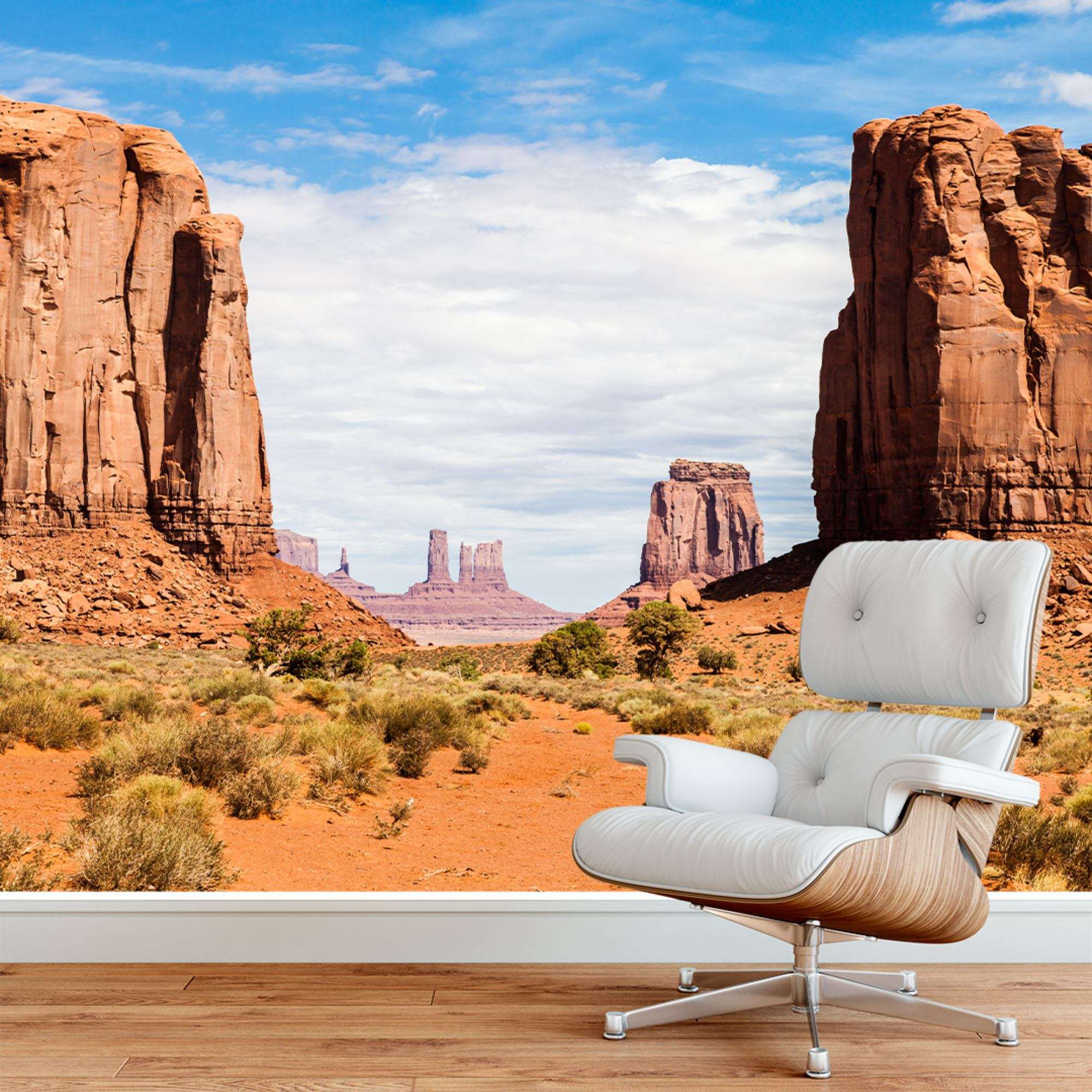 Monument Valley Rotsformaties in Woestijnlandschap