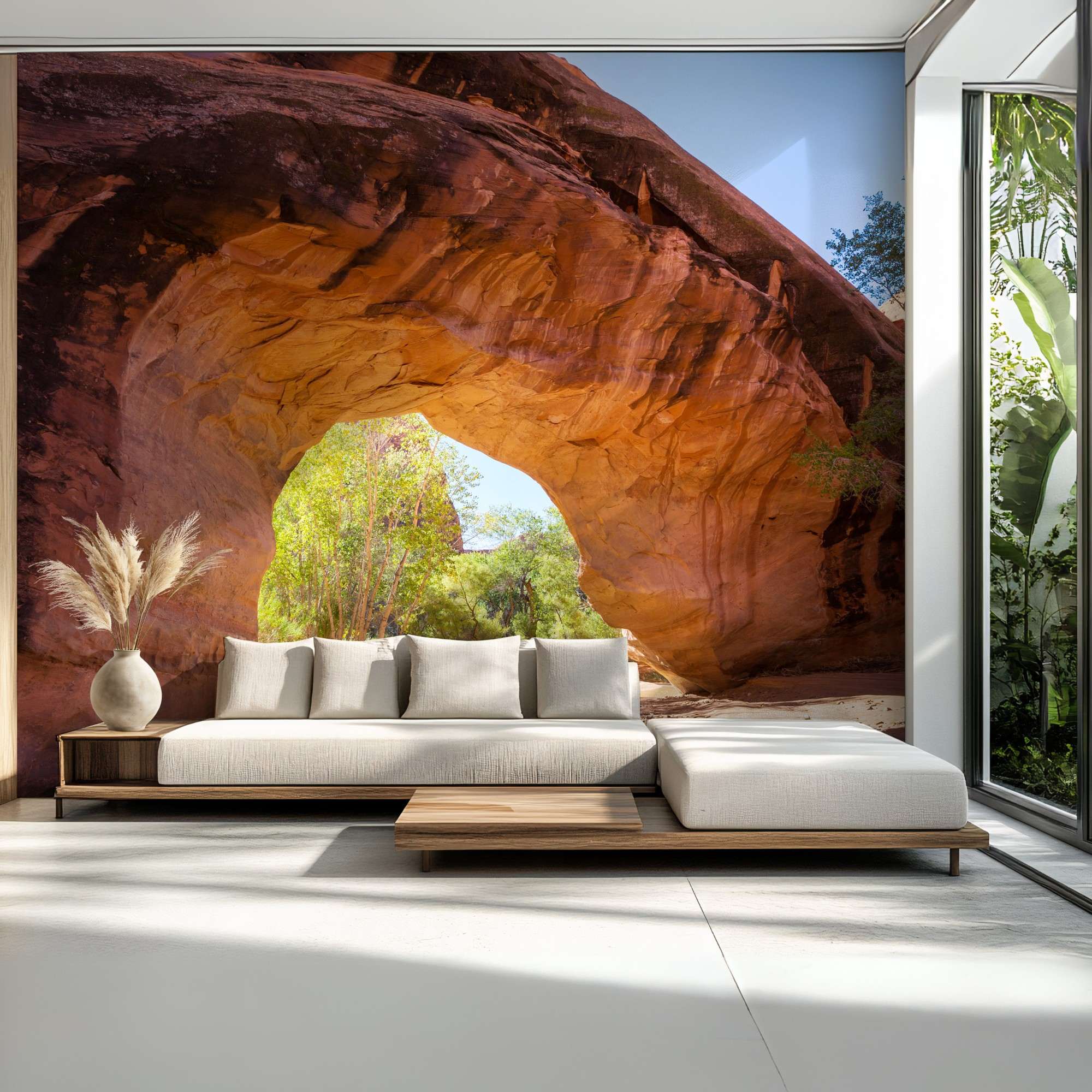 Natuurlijke Rotsboog in Canyonlandschap