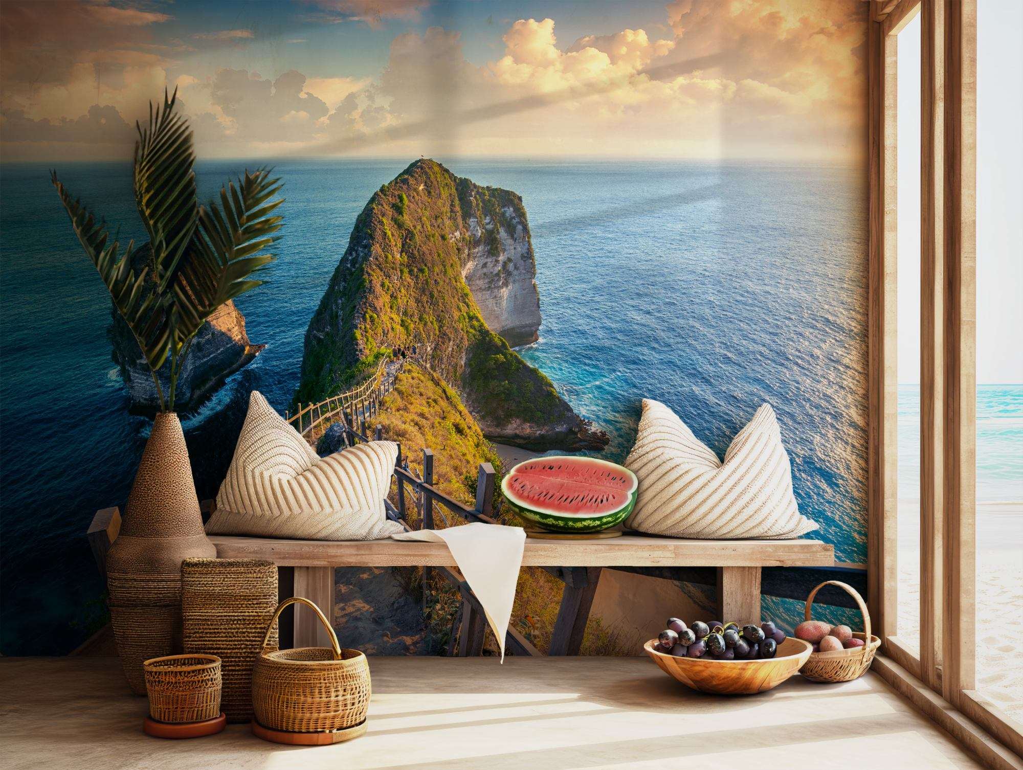 Nusa Penida Kliffen Bali met Turquoise Zee