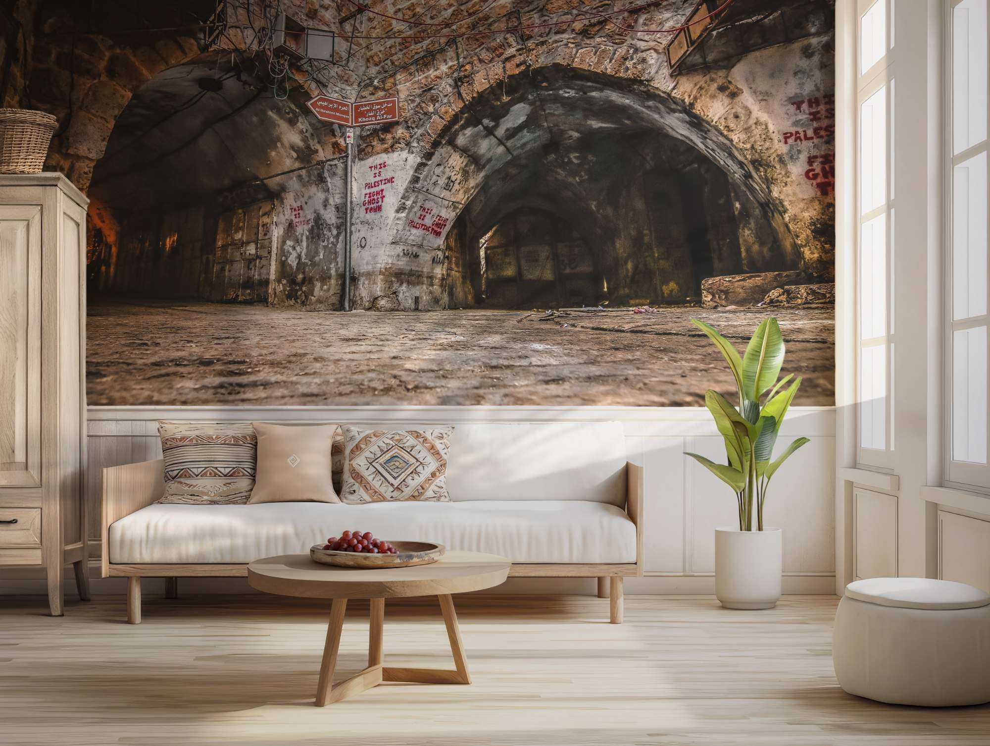 Ondergrondse Bakstenen Tunnel