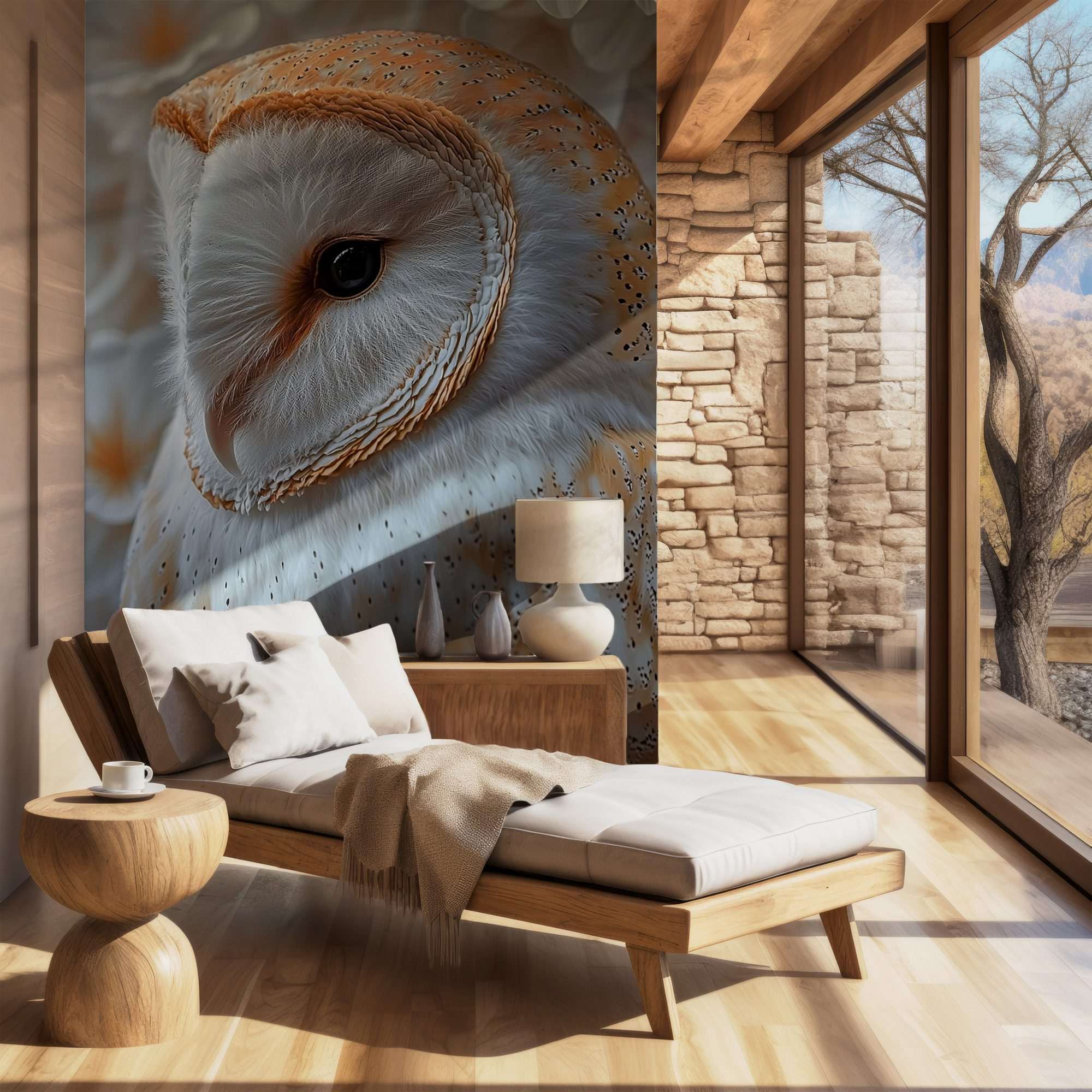 Sneeuwwitte Uil Portret