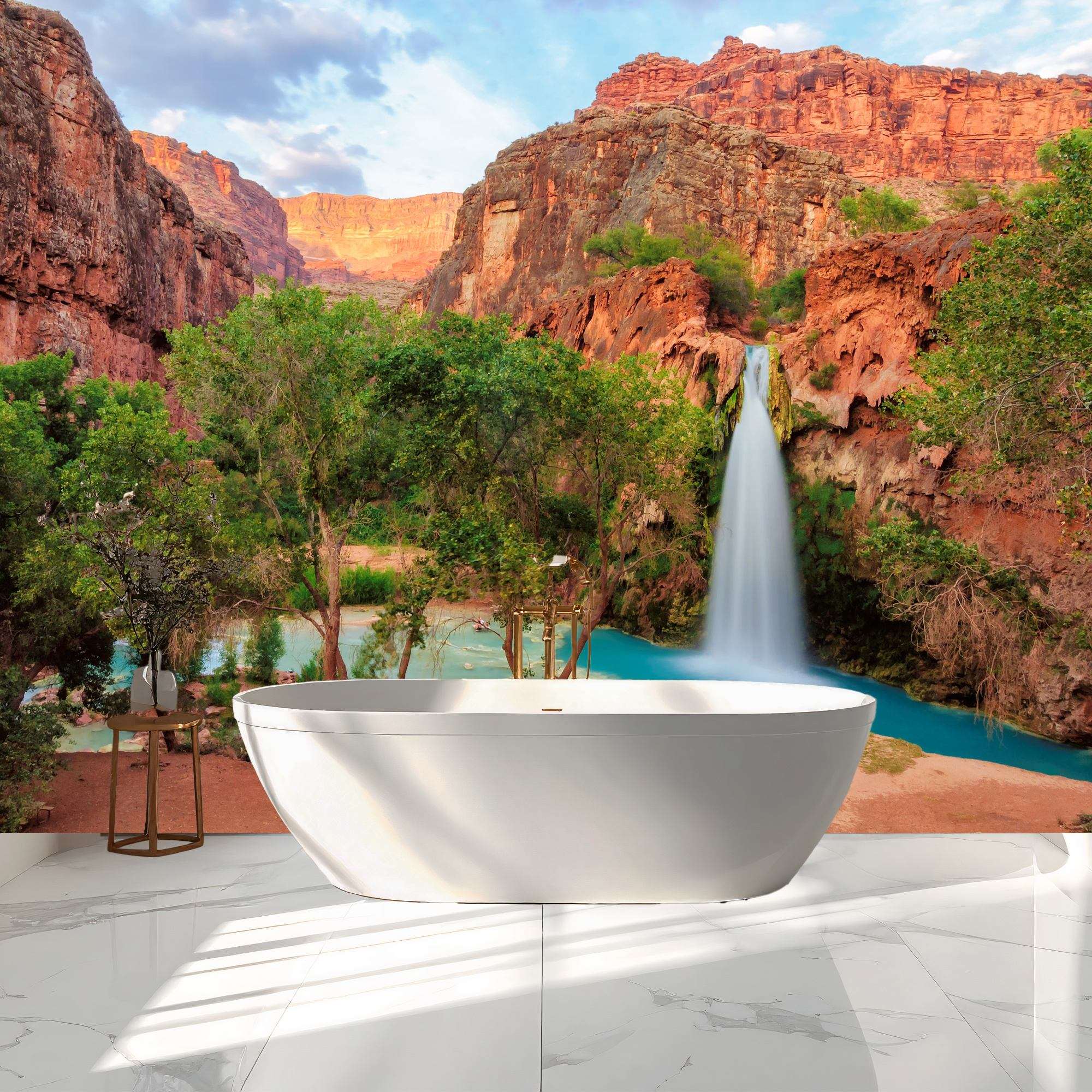 Waterval in Grand Canyon Oase