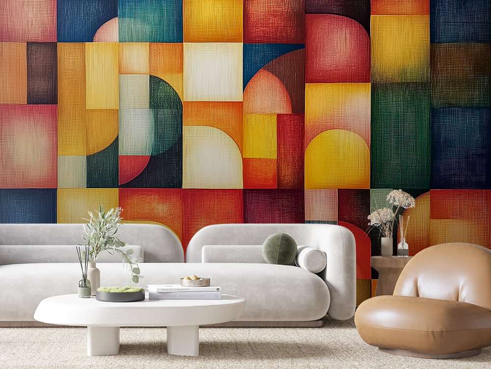 Abstract Geometrisch Kleurenpatroon