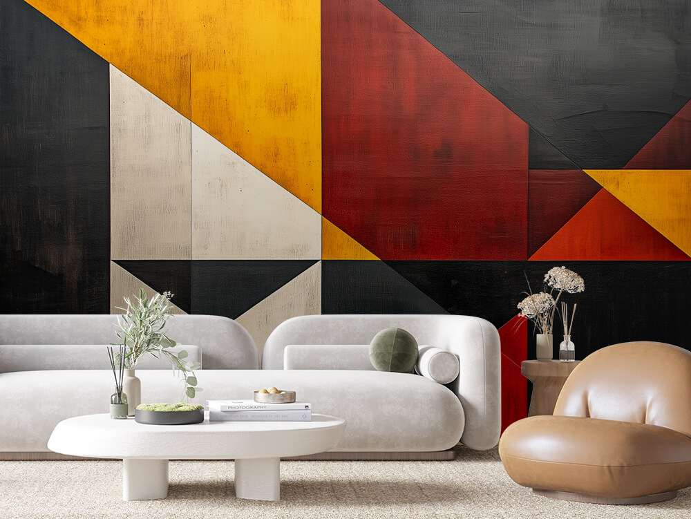 Abstracte Driehoek Compositie