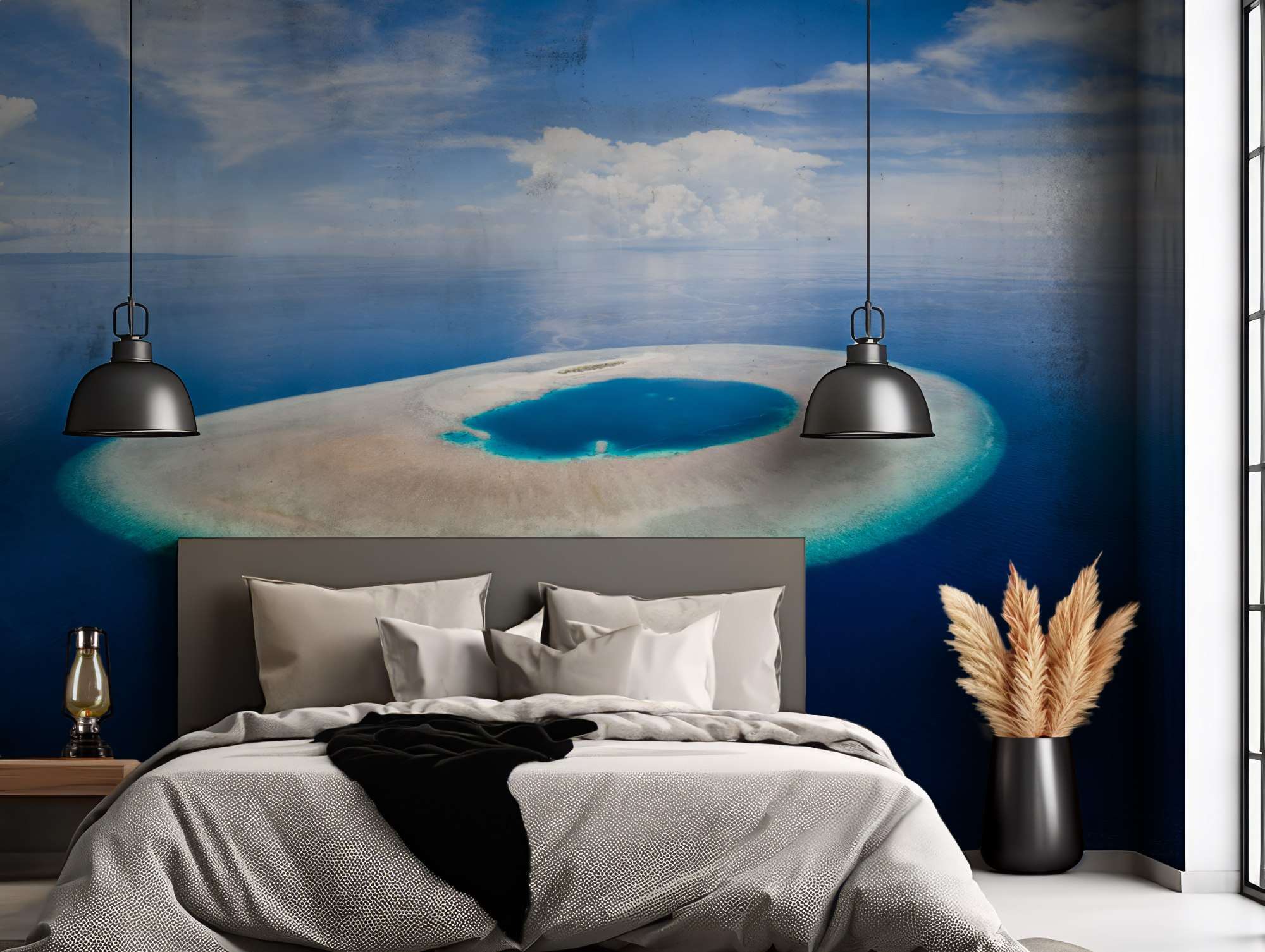 Blauwe Lagune met Witte Zandcirkel