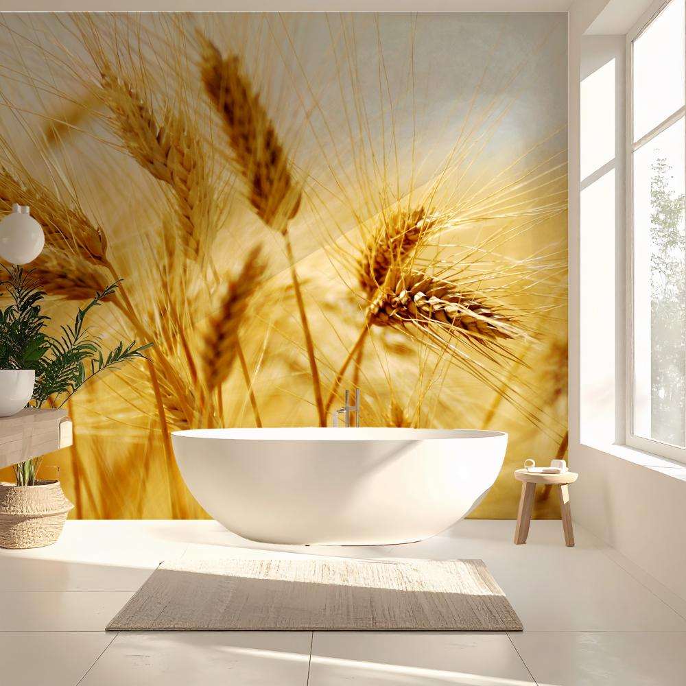 Gouden Tarwehalmen in Zomerse Zon