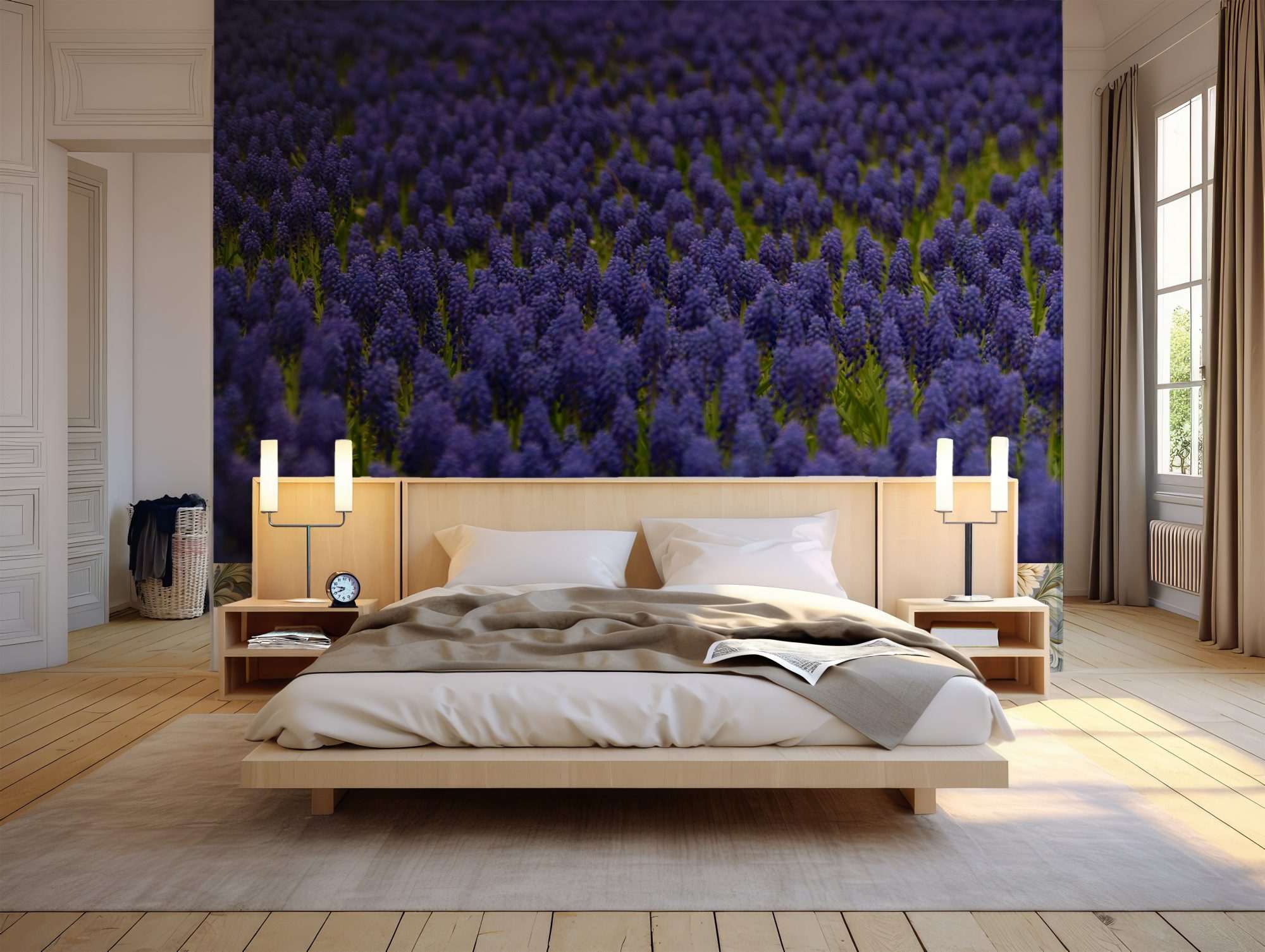 Hyacintenveld in Bloei