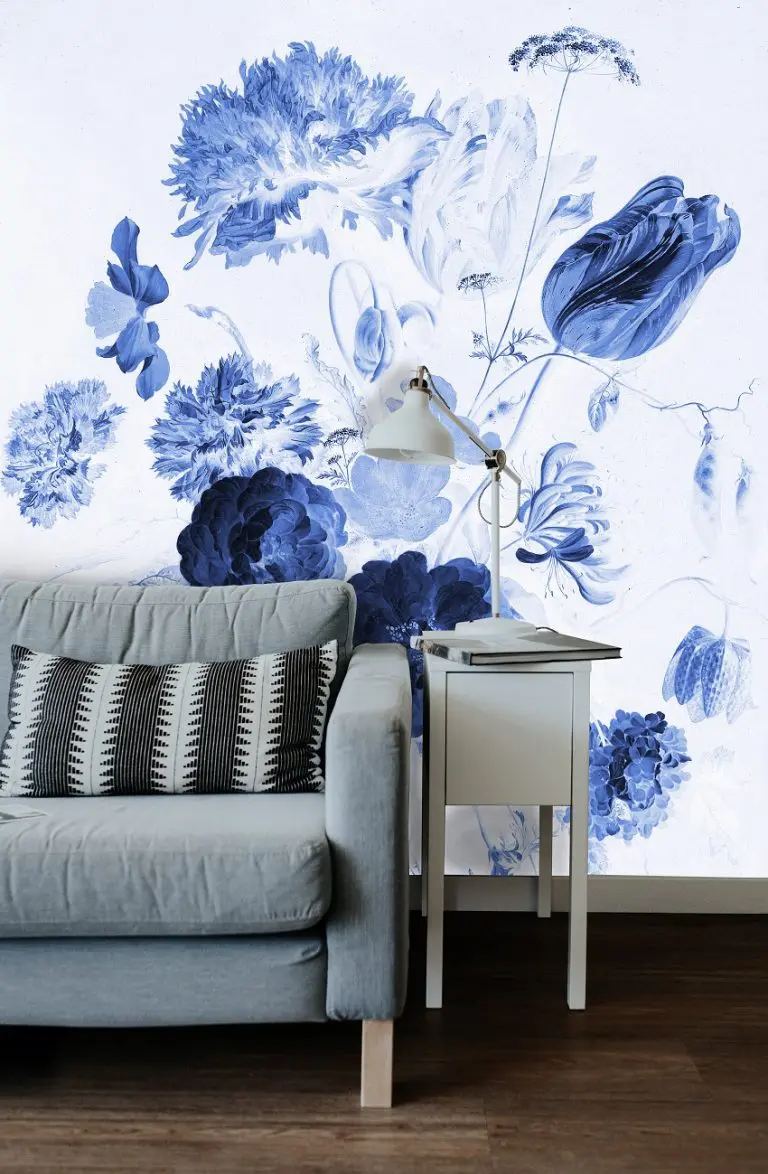 Jan Davidsz Stilleven met bloemen Delftsblauw