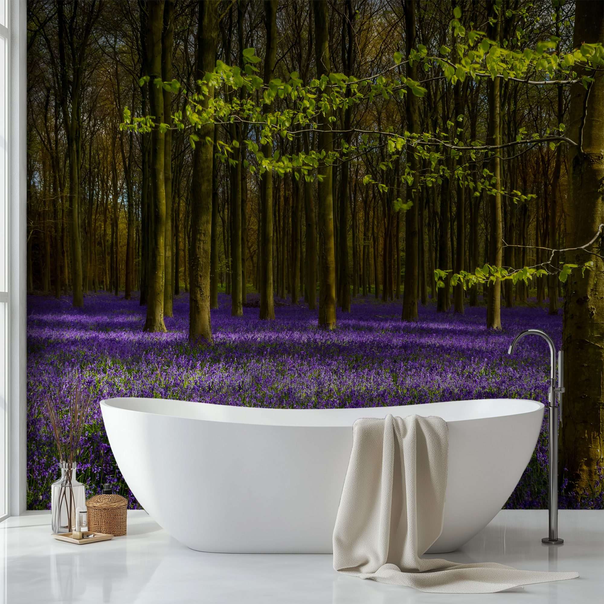 Lavendelbos met Bloeiende Bodem