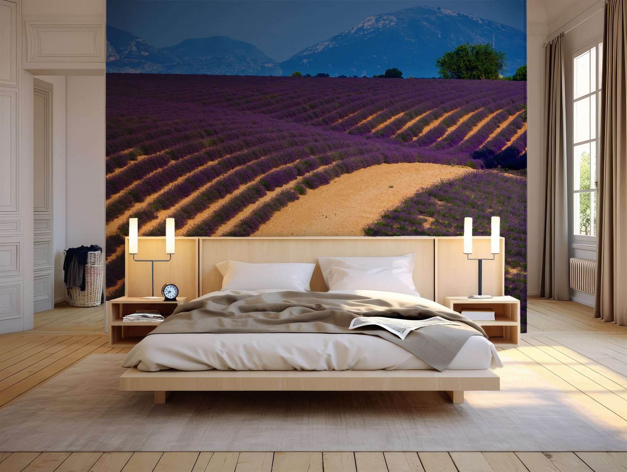 Lavendelvelden met Kronkelend Pad