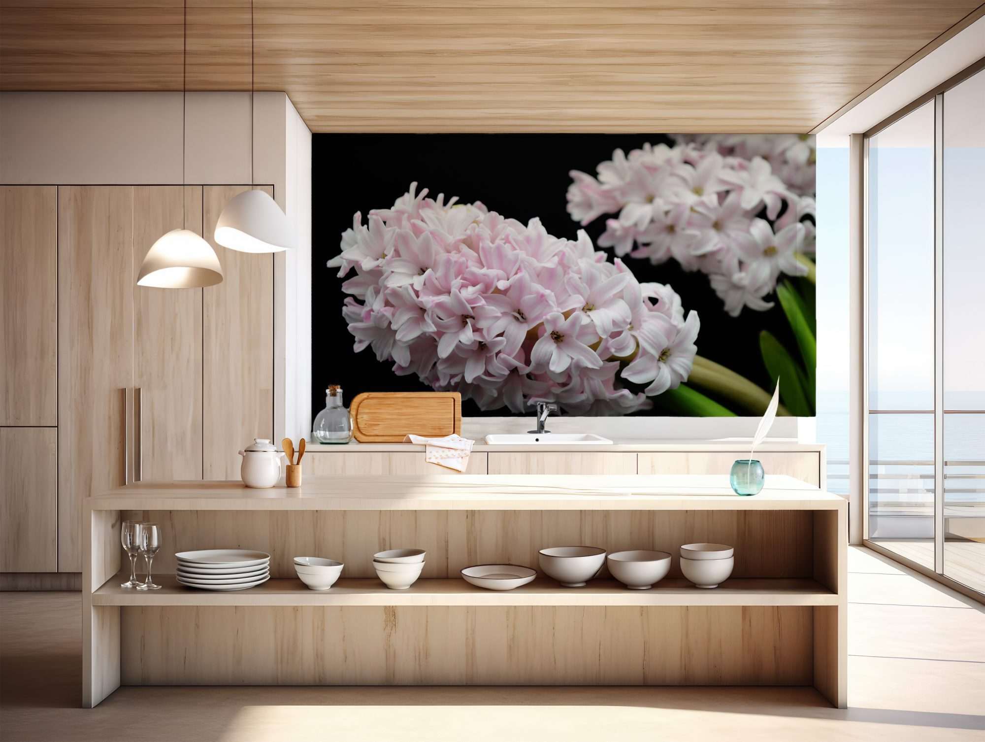 Lichtroze Hyacint Bloemtros