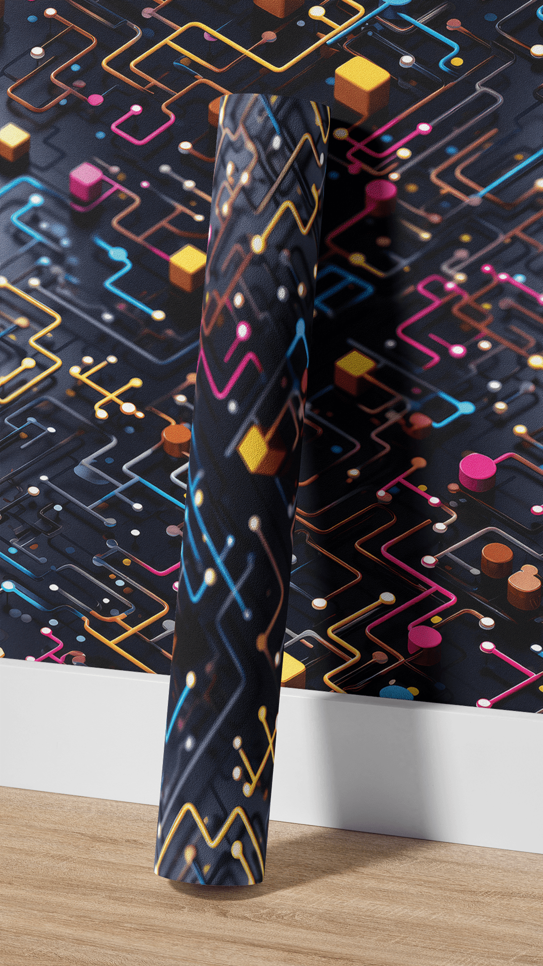 Neon Abstract Kleurenpatroon