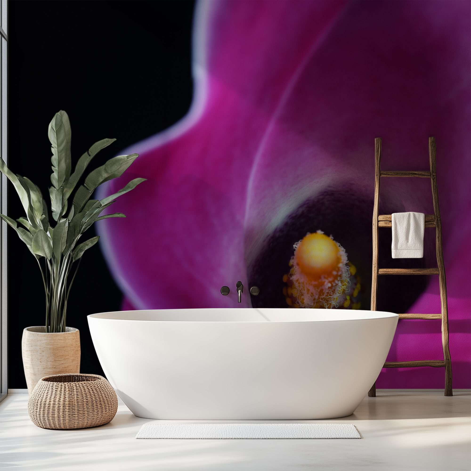 Paarse Calla Lelie Macro