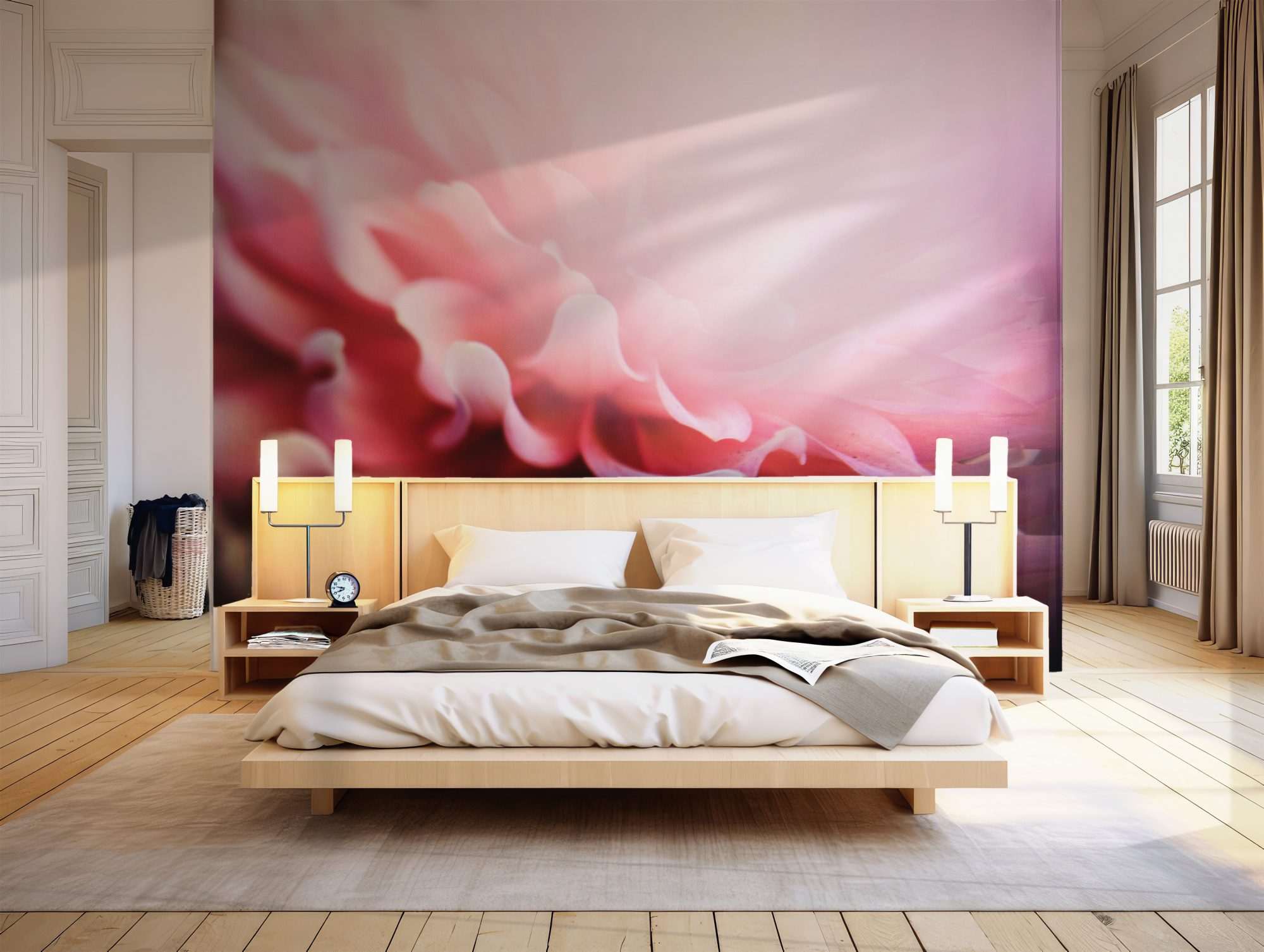 Pastel Roze Dahlia Macro