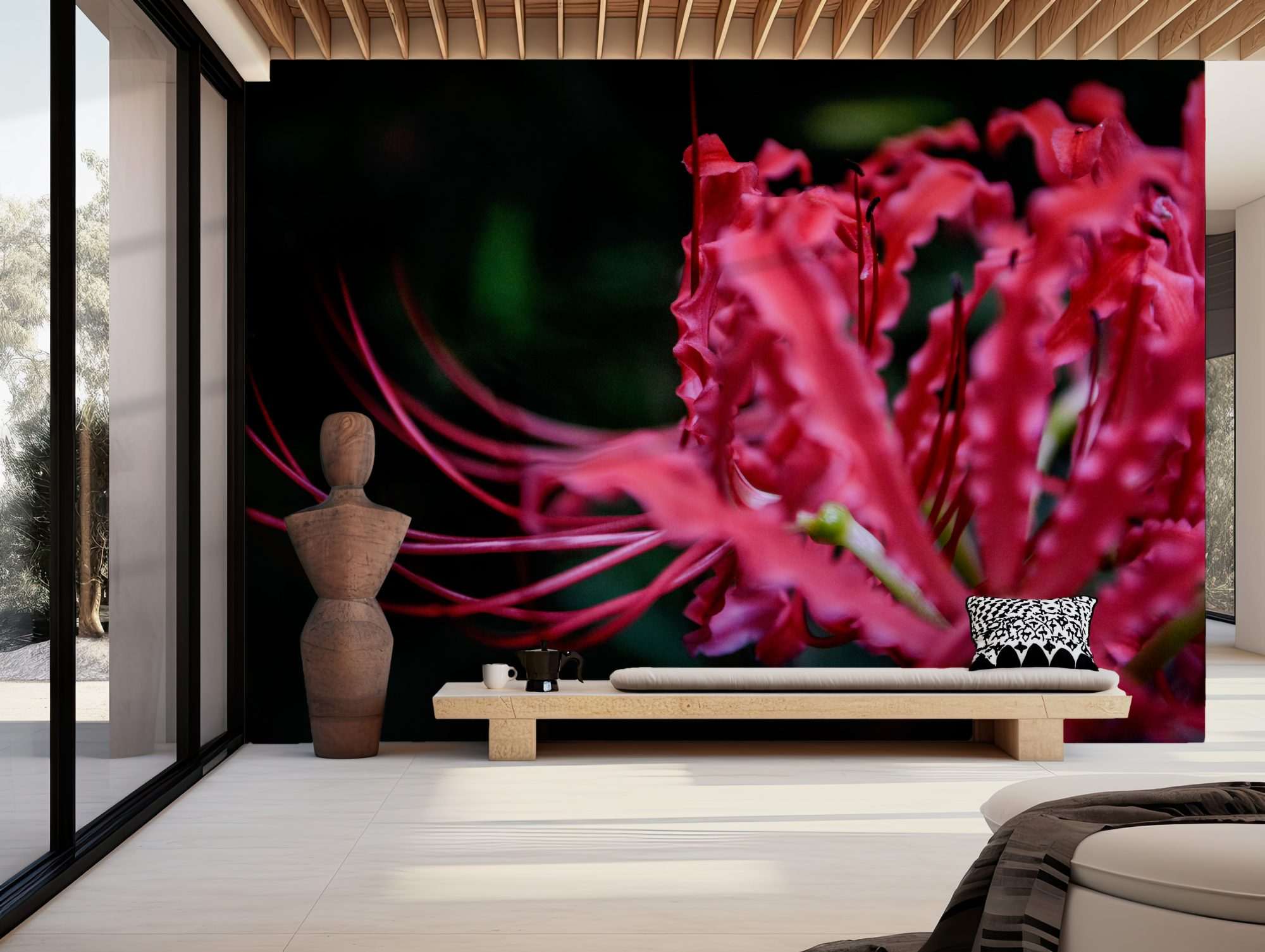 Roze Spinlelie Close-up