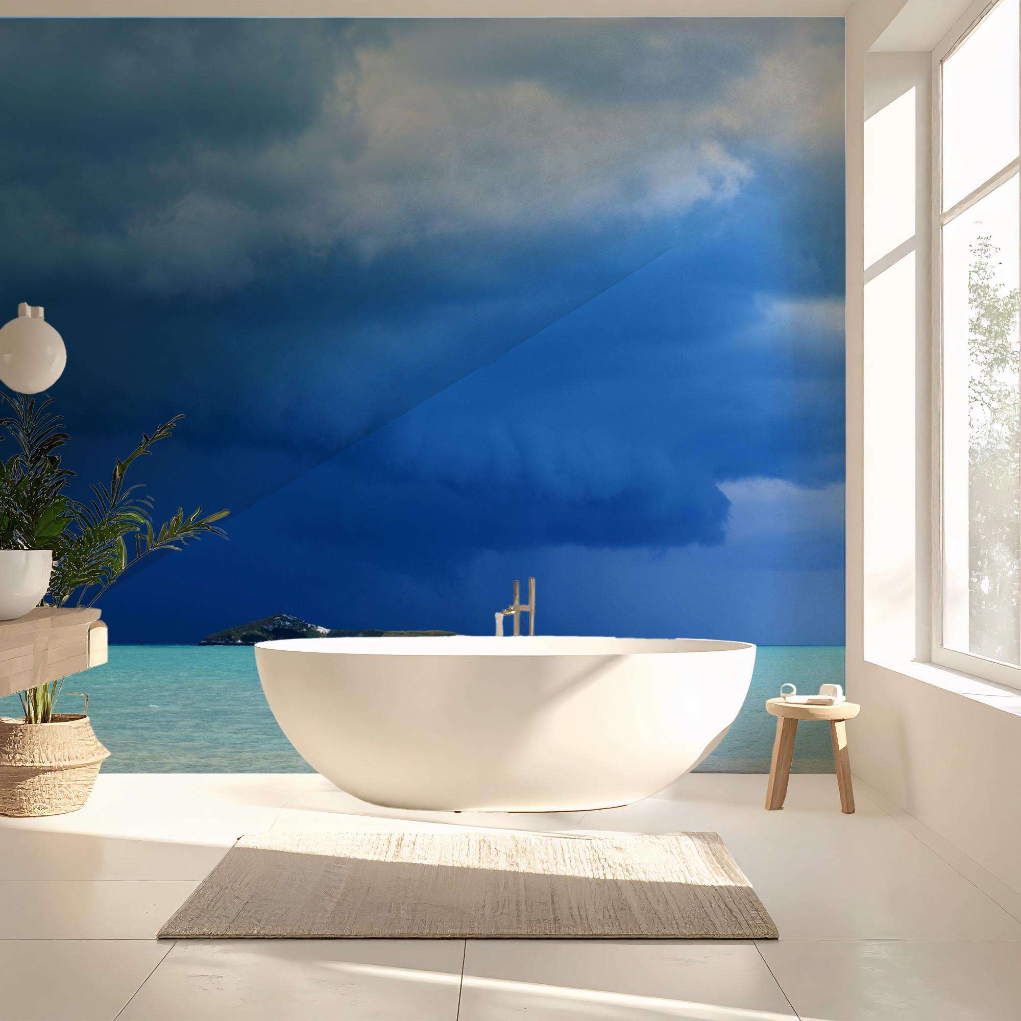 Zee met Donkere Stormlucht