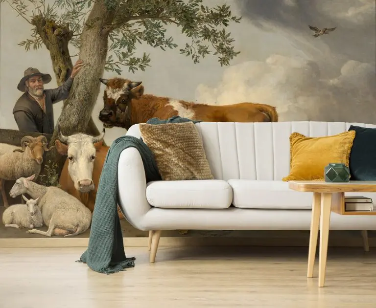 Fotobehang De Stier – Paulus Potter