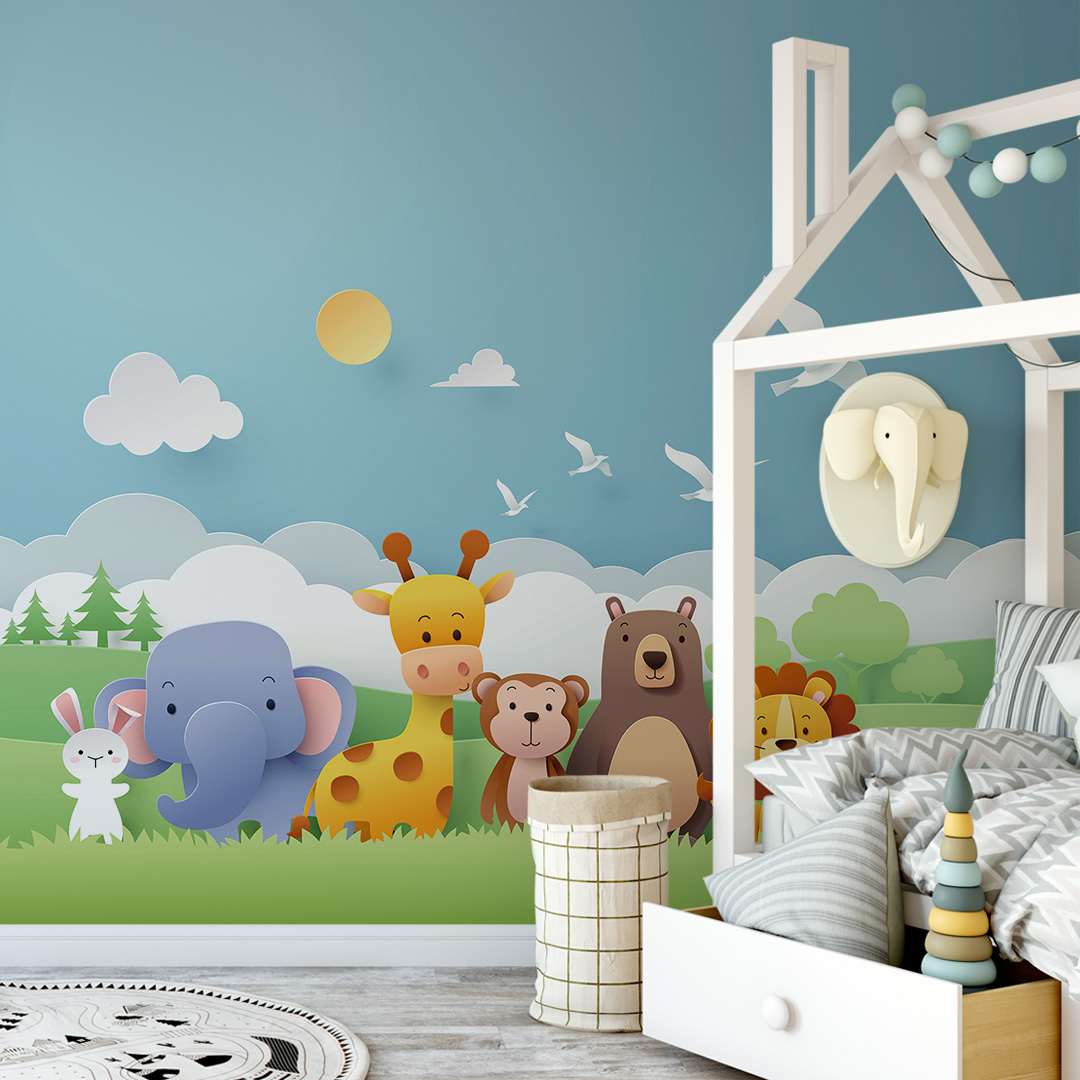 Vrolijke Bosdieren in de Kinderkamer
